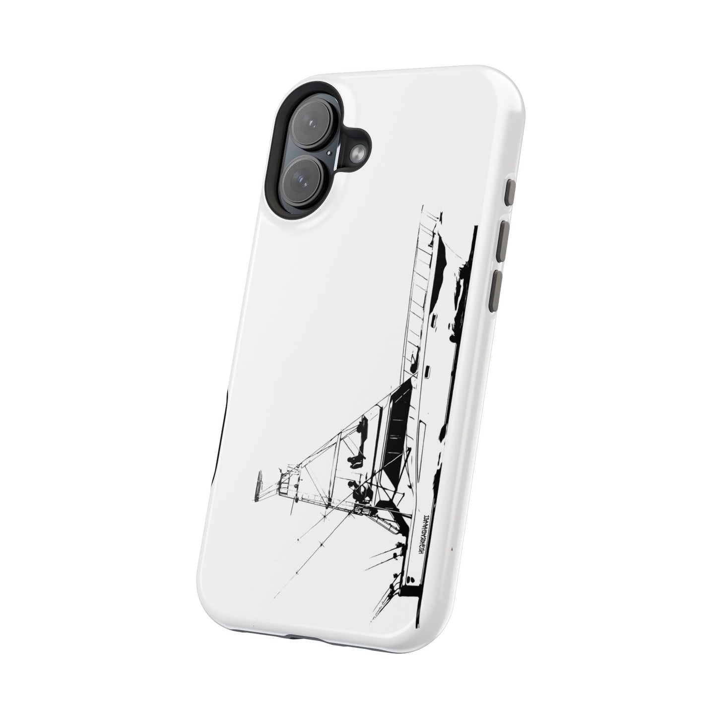 Phone Case - Hatteras Sport-fisher on the Hunt Off of Hawaii