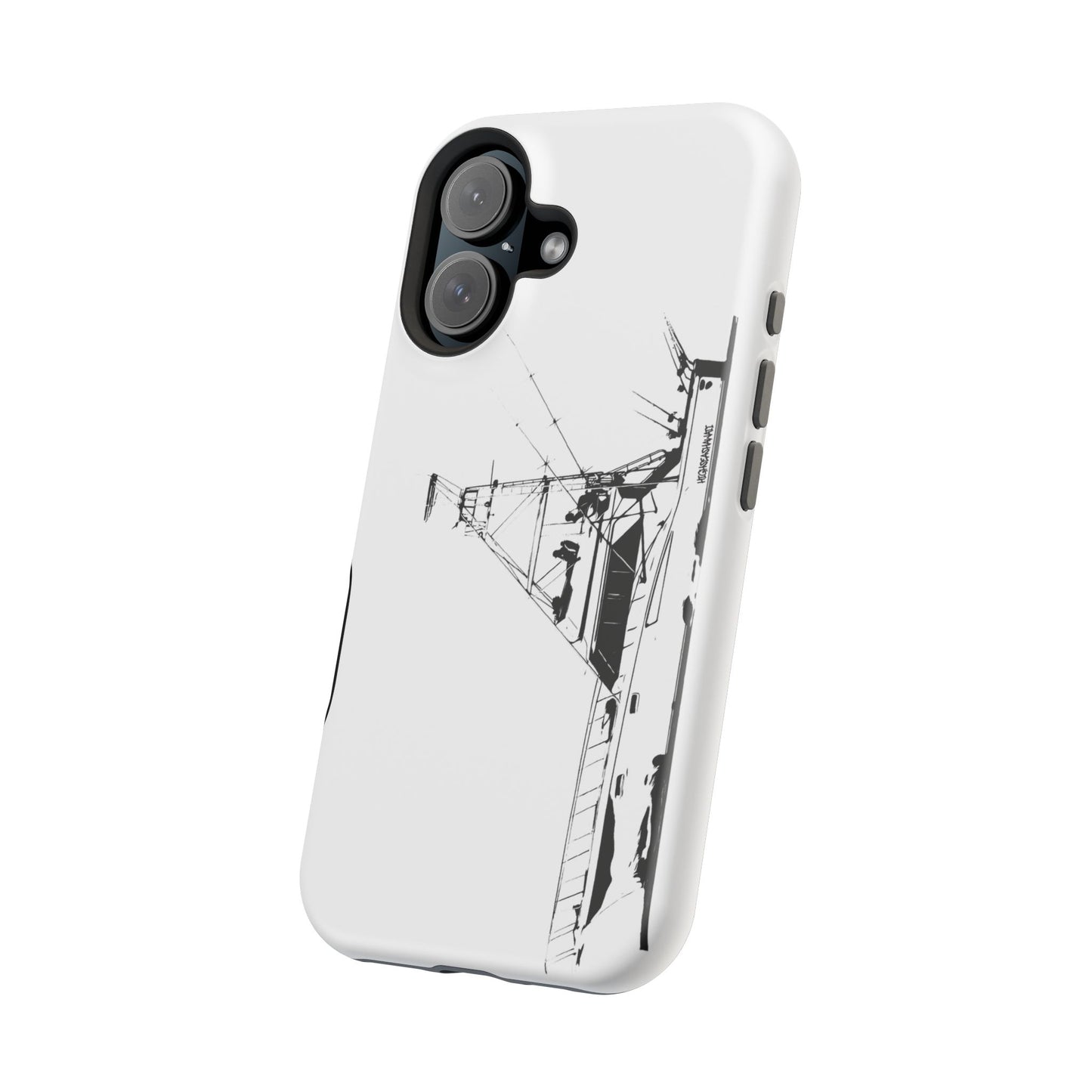 Phone Case - Big Hatteras Sport Fisher on the Hunt off of Hawaii