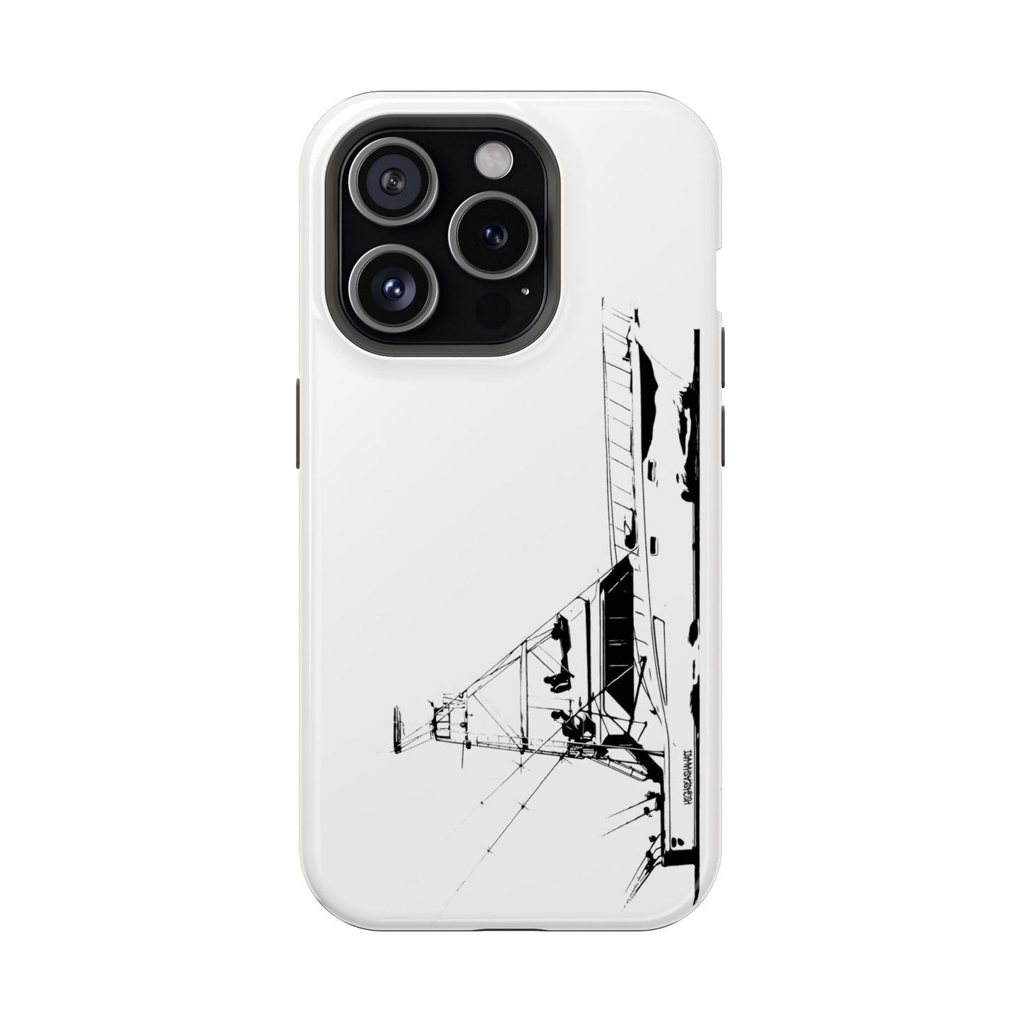 Phone Case - Hatteras Sport-fisher on the Hunt Off of Hawaii