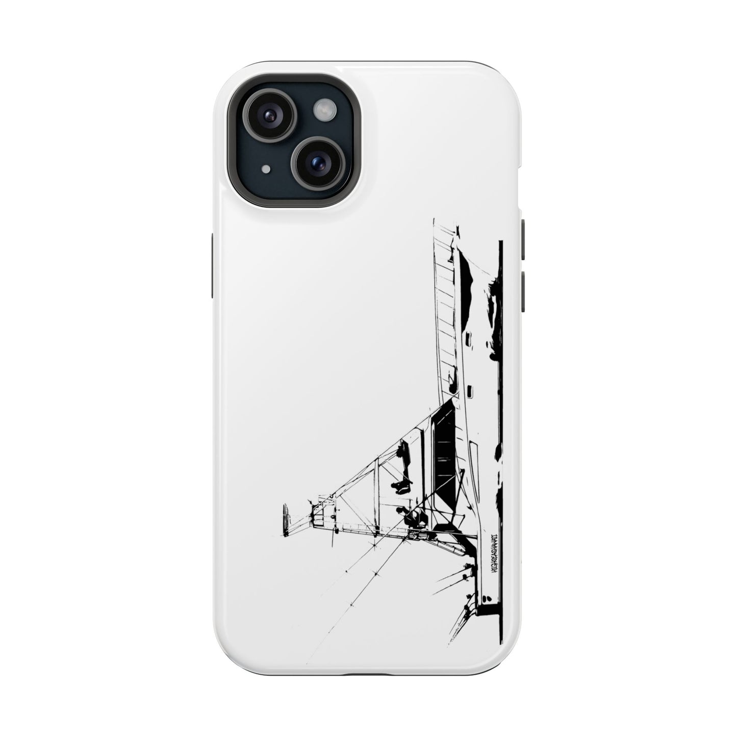 Phone Case - Hatteras Sport-fisher on the Hunt Off of Hawaii