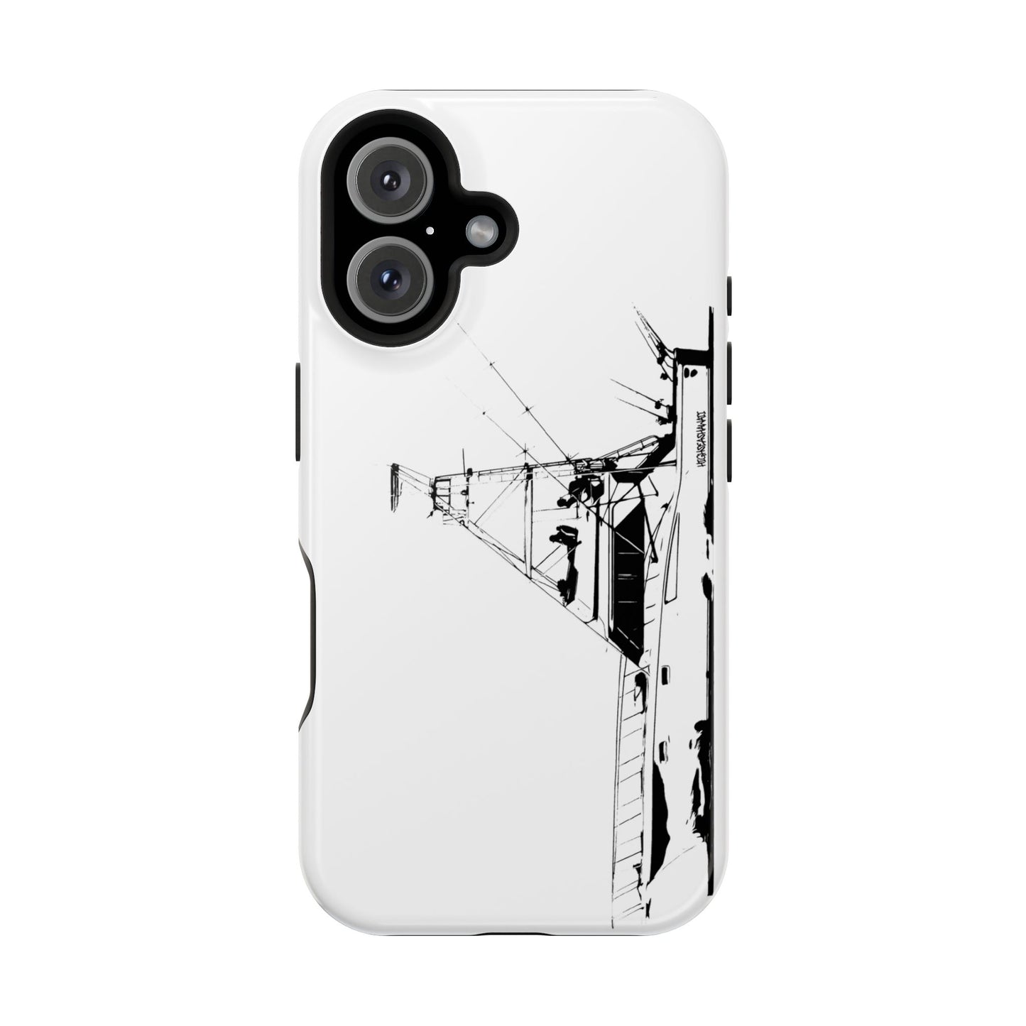 Phone Case - Big Hatteras Sport Fisher on the Hunt off of Hawaii