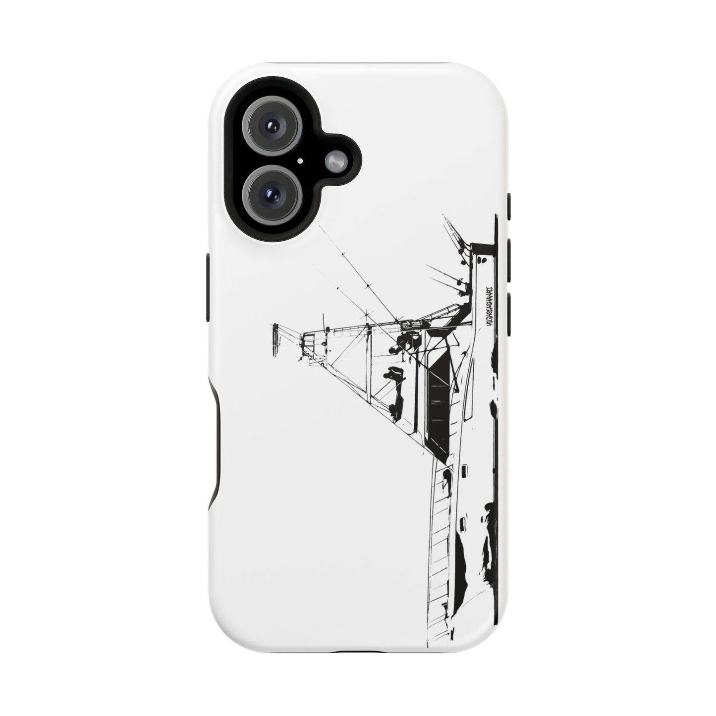 Phone Case - Big Hatteras Sport Fisher on the Hunt off of Hawaii