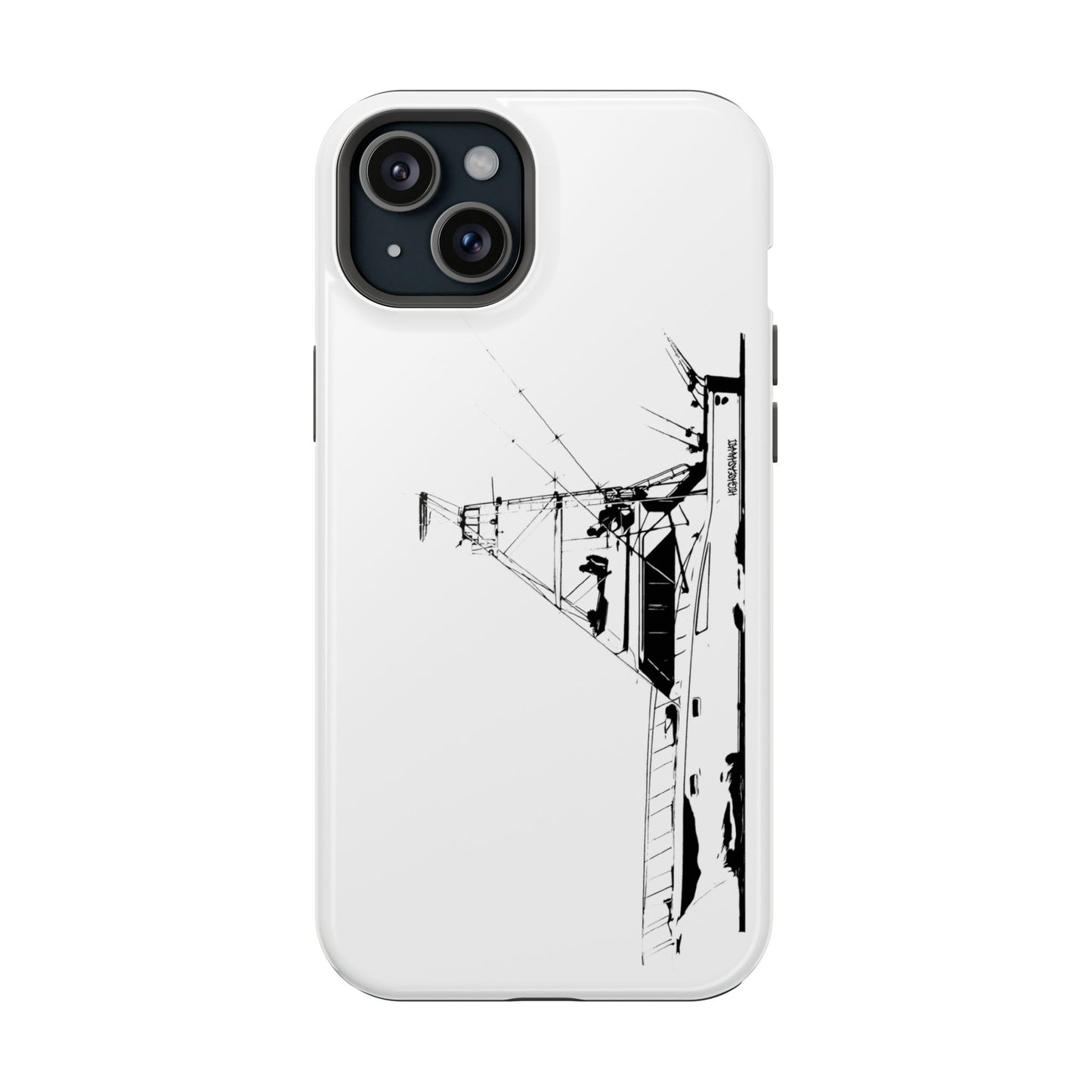 Phone Case - Big Hatteras Sport Fisher on the Hunt off of Hawaii