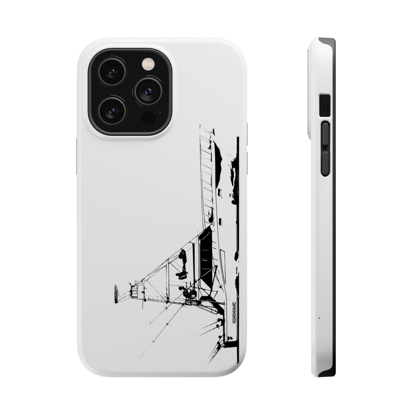 Phone Case - Hatteras Sport-fisher on the Hunt Off of Hawaii