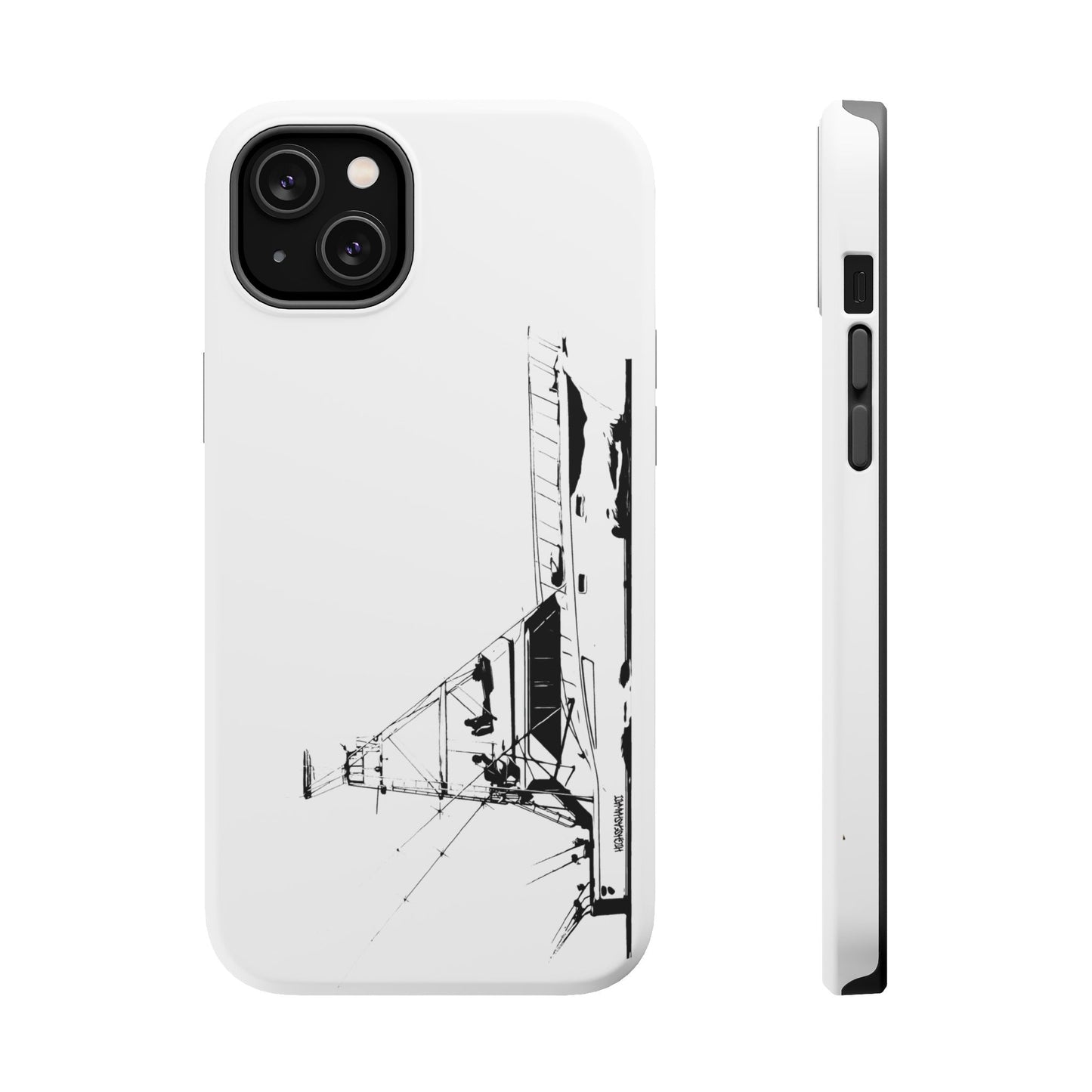 Phone Case - Hatteras Sport-fisher on the Hunt Off of Hawaii