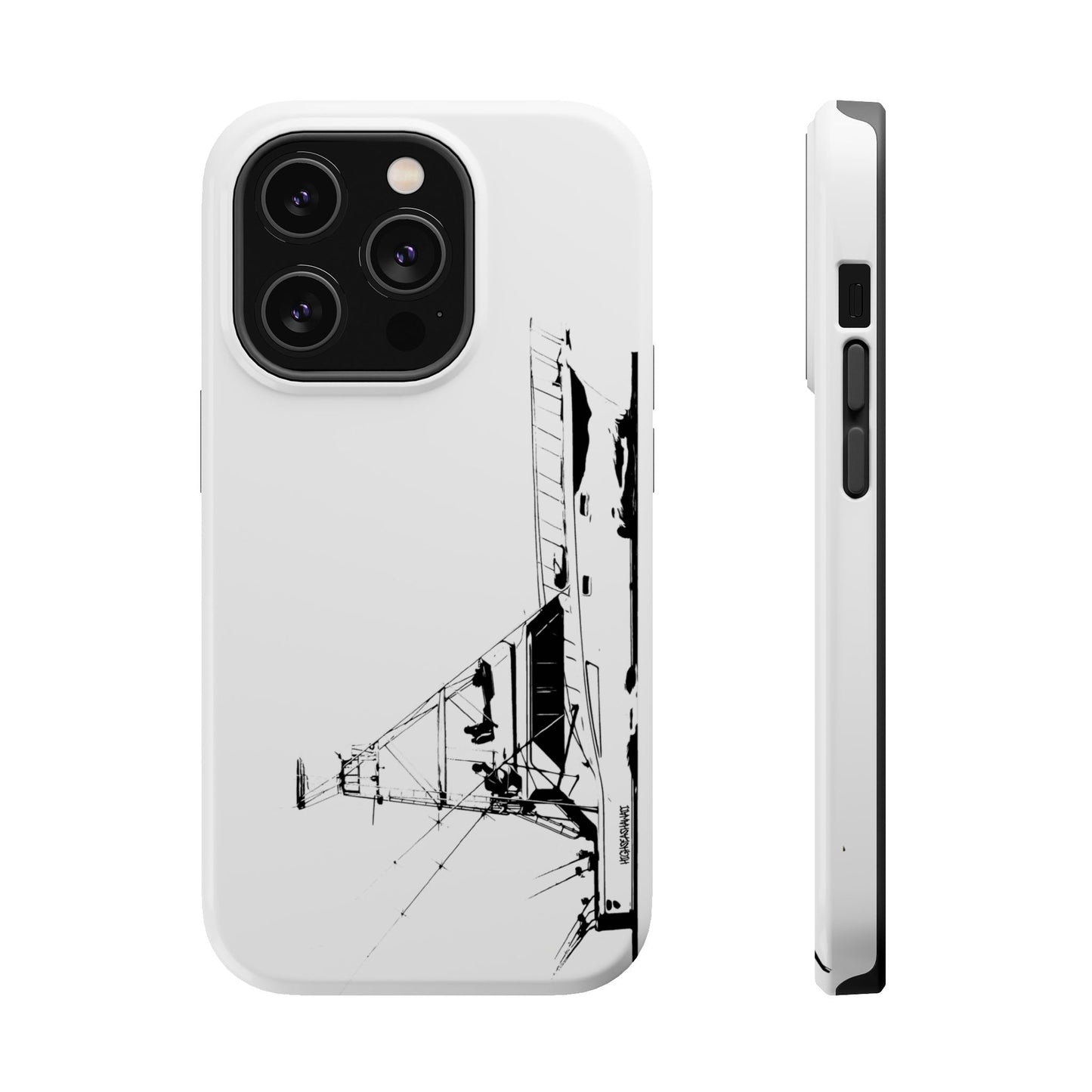 Phone Case - Hatteras Sport-fisher on the Hunt Off of Hawaii