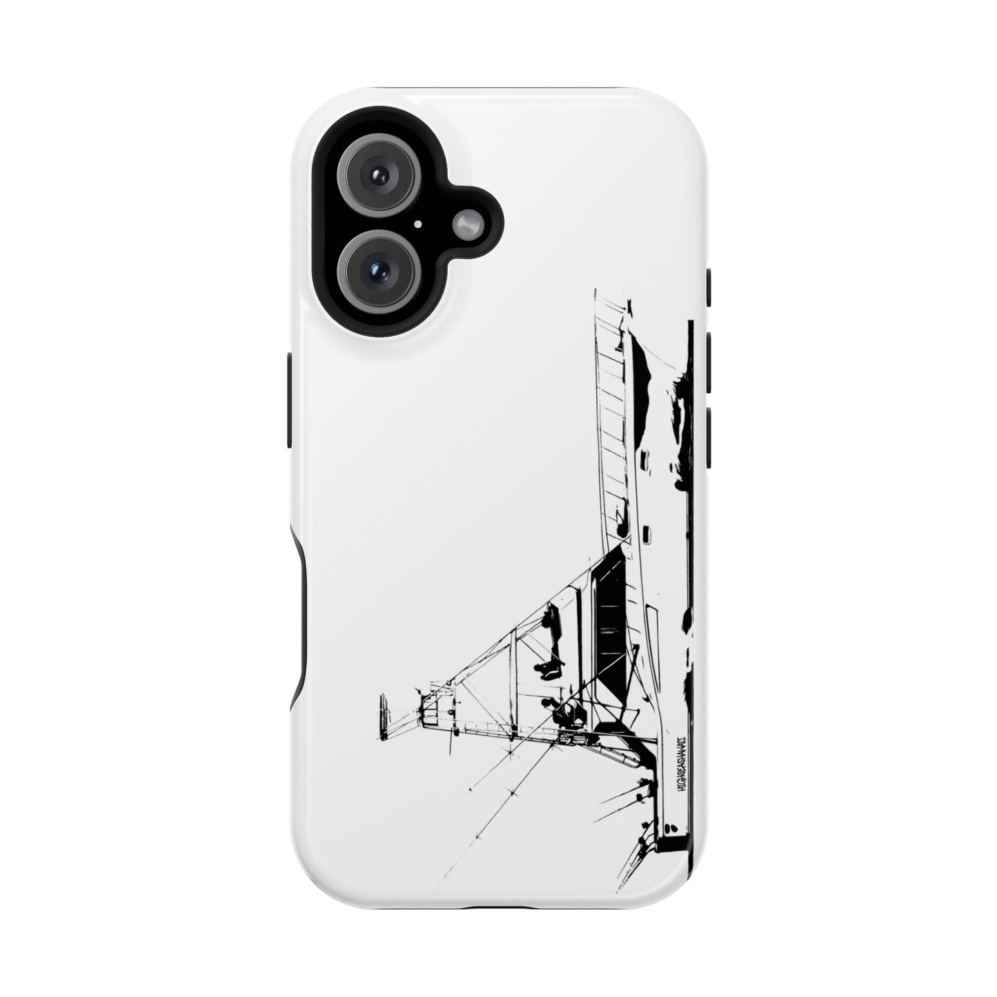 Phone Case - Hatteras Sport-fisher on the Hunt Off of Hawaii