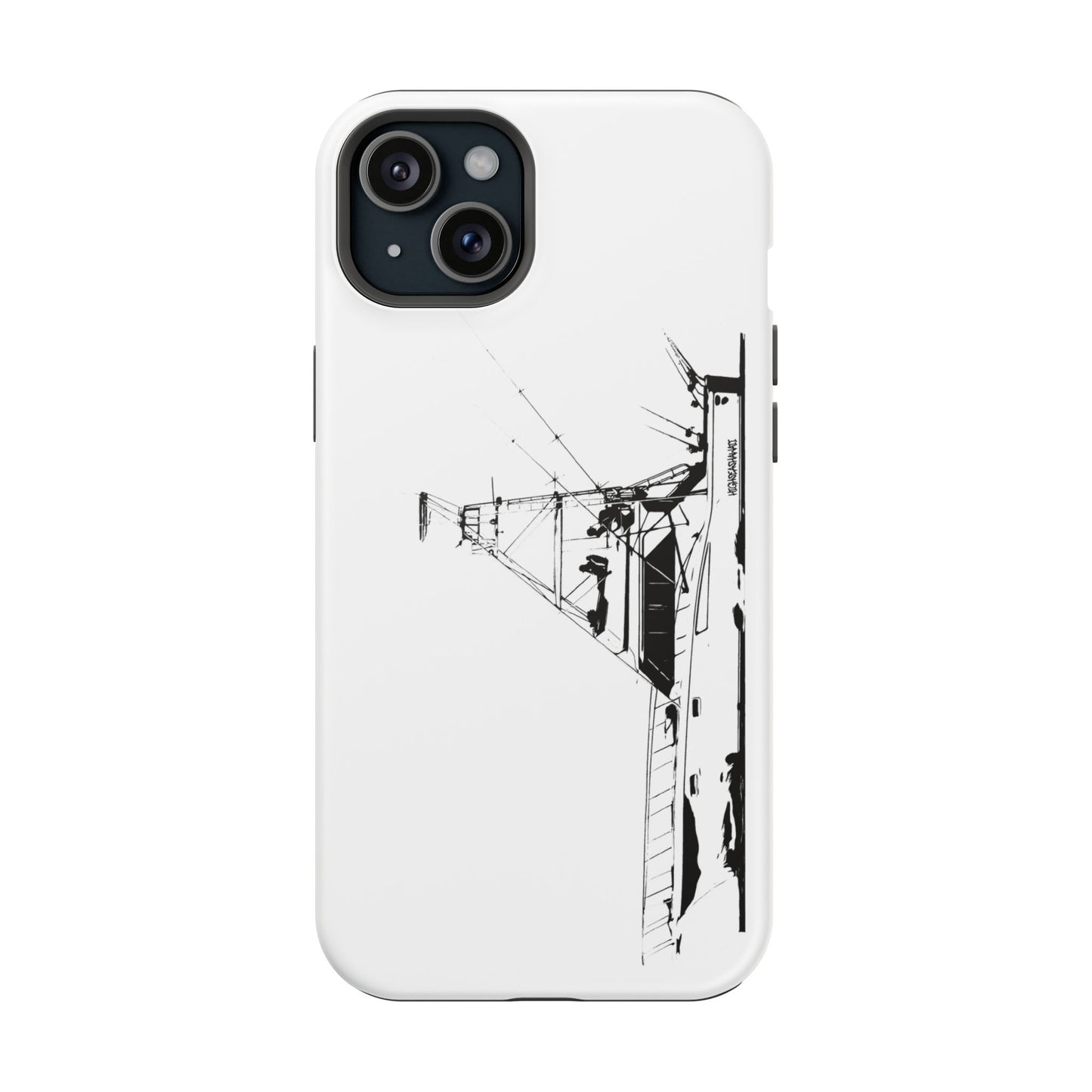 Phone Case - Big Hatteras Sport Fisher on the Hunt off of Hawaii