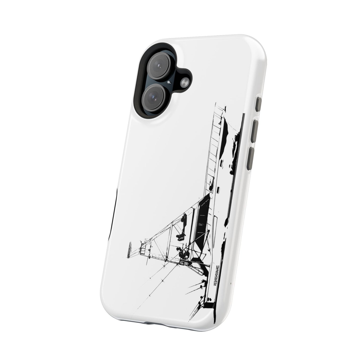 Phone Case - Hatteras Sport-fisher on the Hunt Off of Hawaii