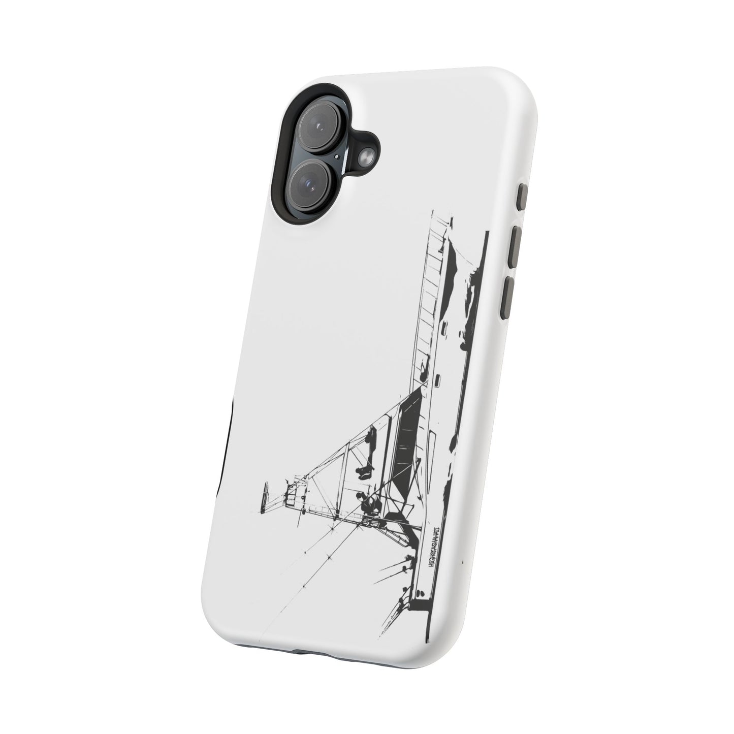 Phone Case - Hatteras Sport-fisher on the Hunt Off of Hawaii