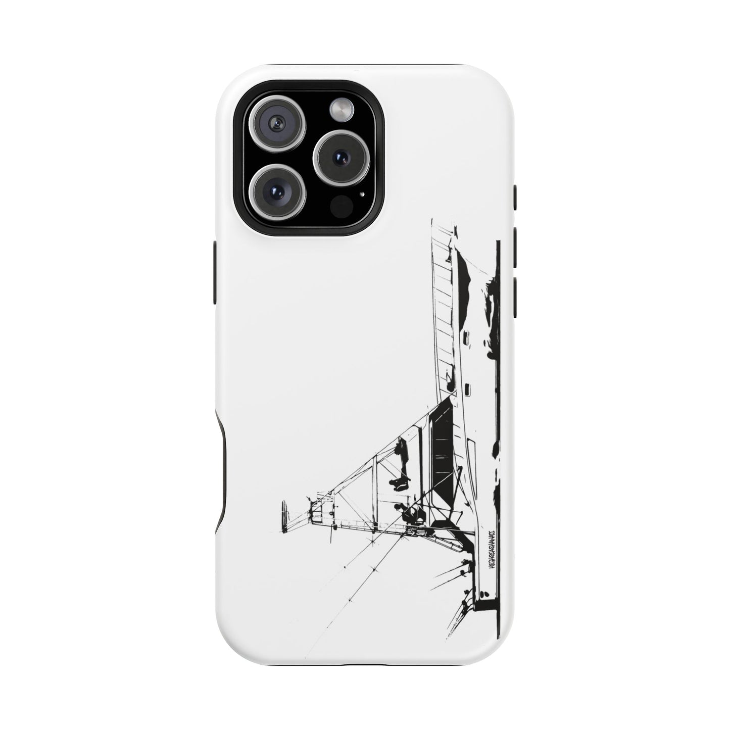 Phone Case - Hatteras Sport-fisher on the Hunt Off of Hawaii