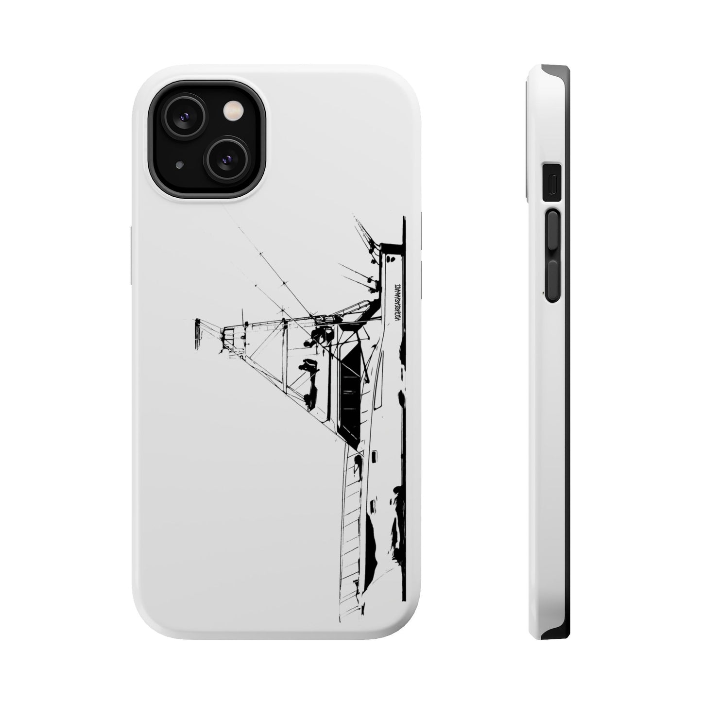 Phone Case - Big Hatteras Sport Fisher on the Hunt off of Hawaii