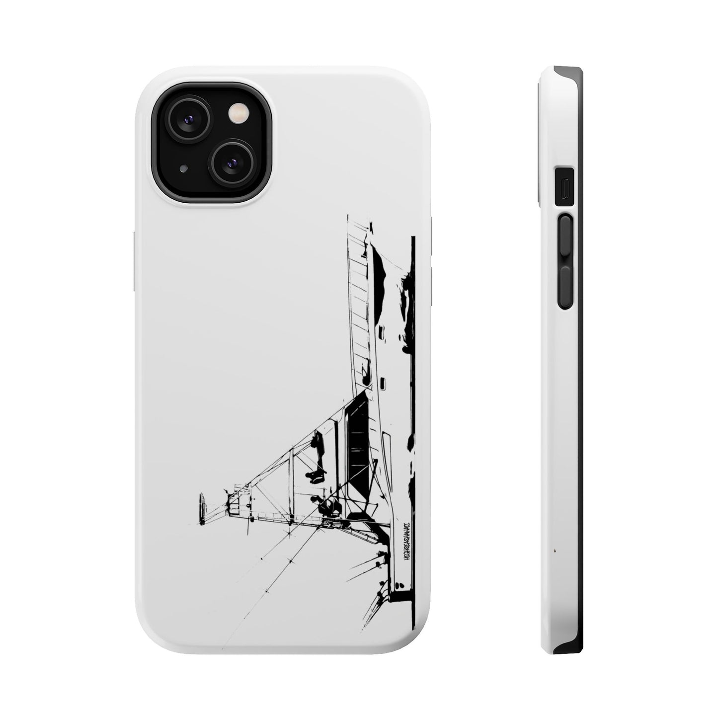 Phone Case - Hatteras Sport-fisher on the Hunt Off of Hawaii