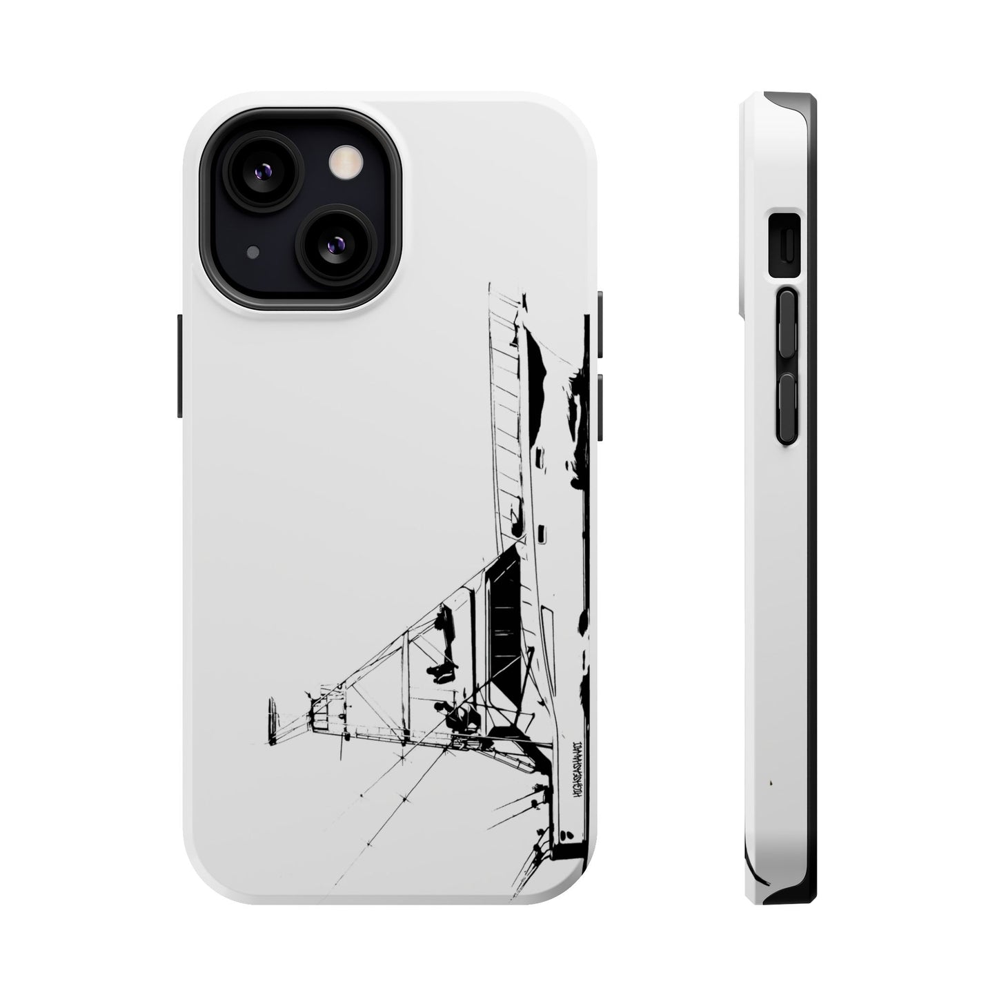 Phone Case - Hatteras Sport-fisher on the Hunt Off of Hawaii