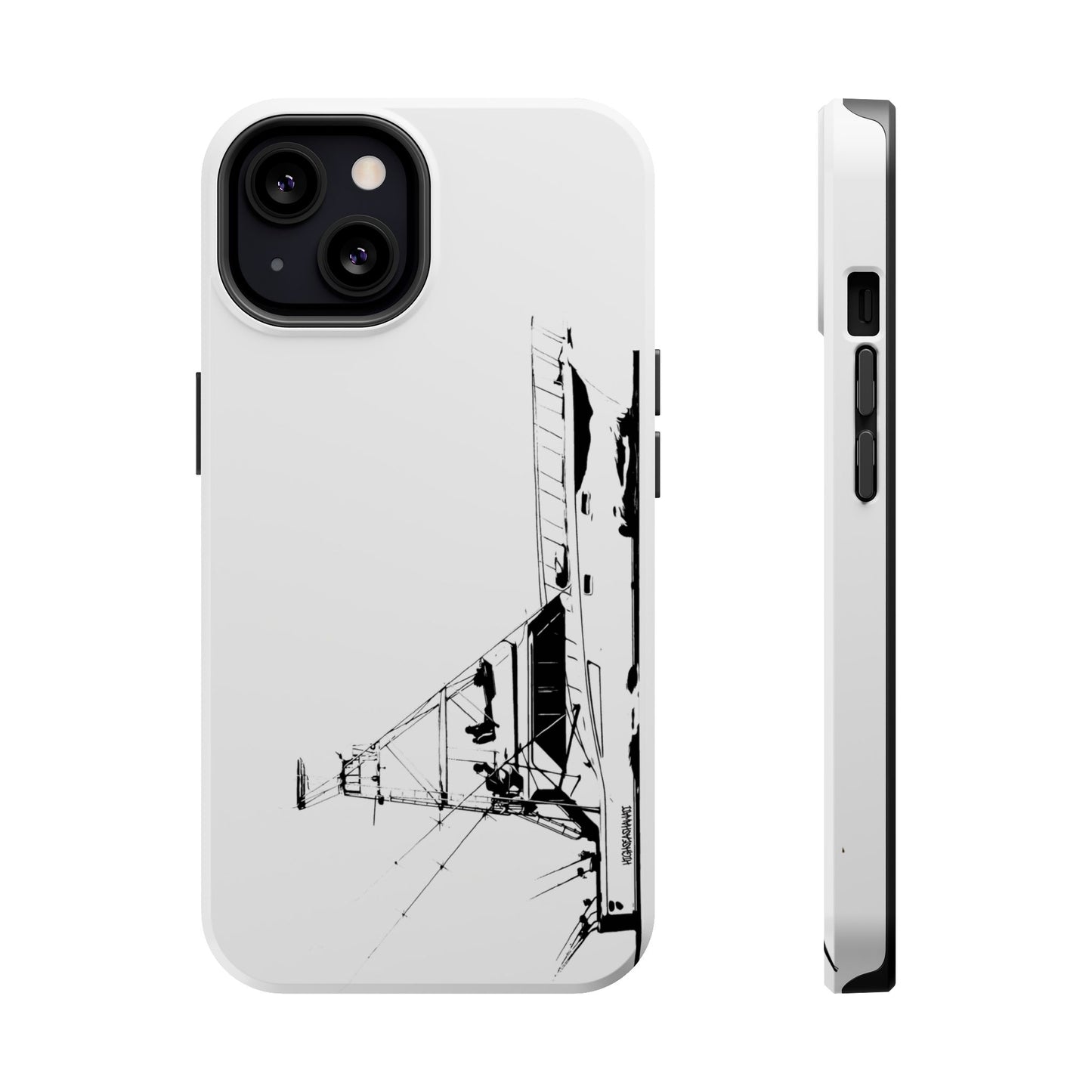 Phone Case - Hatteras Sport-fisher on the Hunt Off of Hawaii